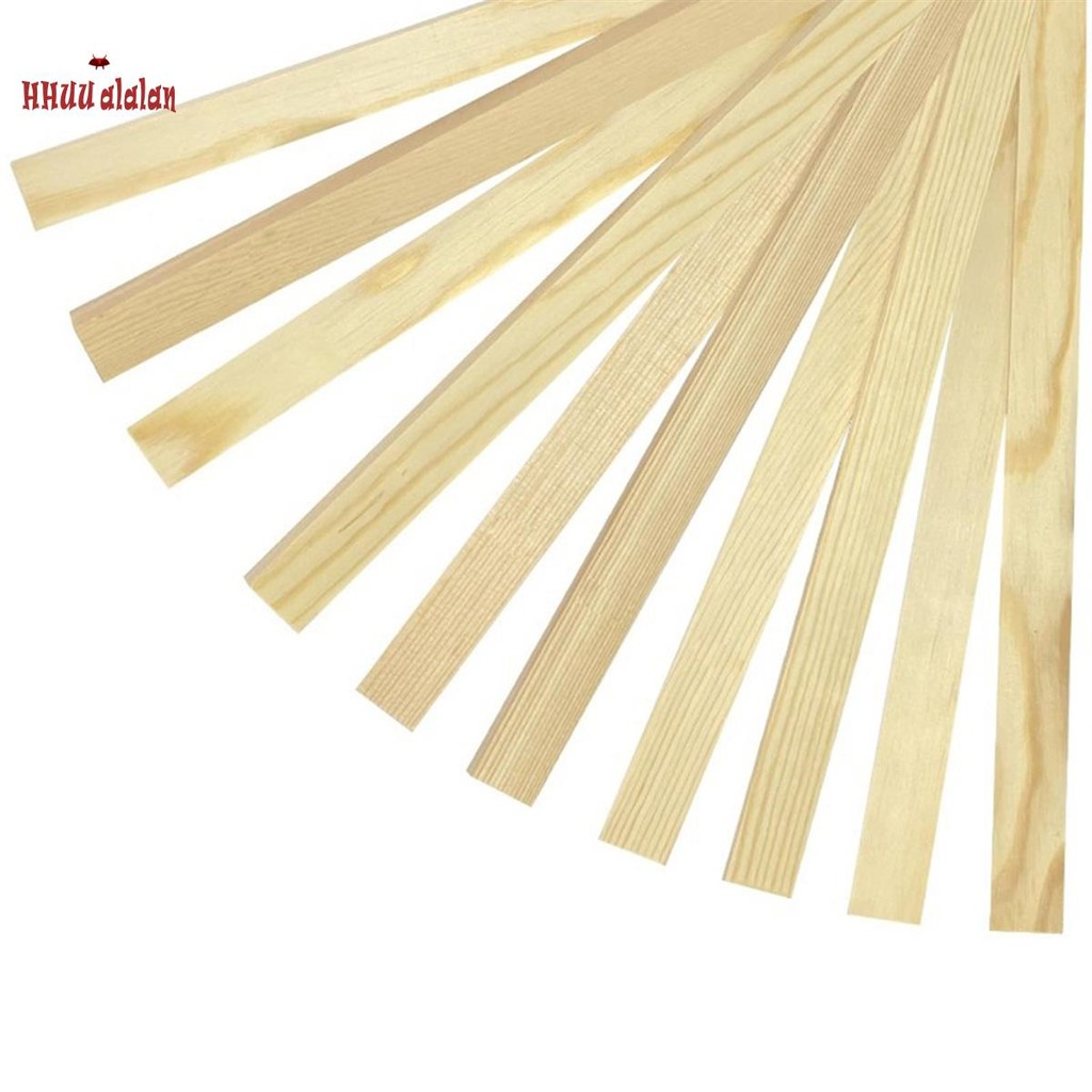 10 Pcs Pottery Teaching Rolling Mud Stick Guide 5 Size Wooden Rolling ...