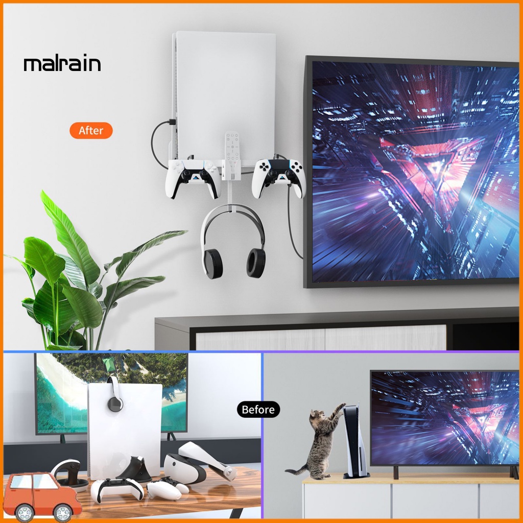 [Ma] Wallmounted Stand Wall Mount Shelf Wall Mount Game Console Holder