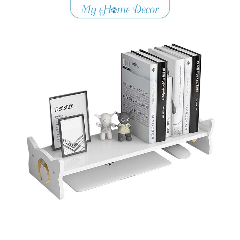 Cute cat design desktop computer elavated rack tabletop storage rack ...