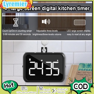 Digital Kitchen Timer -with Large LED Display Volume Adjustable, Easy for  Cooking and for Seniors and Kids to Use