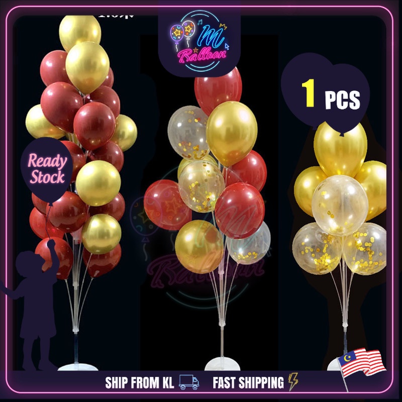 [1Set] Belon Stand party decoration Heartshaped balloon stand Bobo