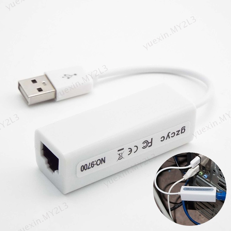 Super Speed USB 2.0 to RJ45 USB2.0 to Network LAN Adapter Card 10Mbps Adapter for