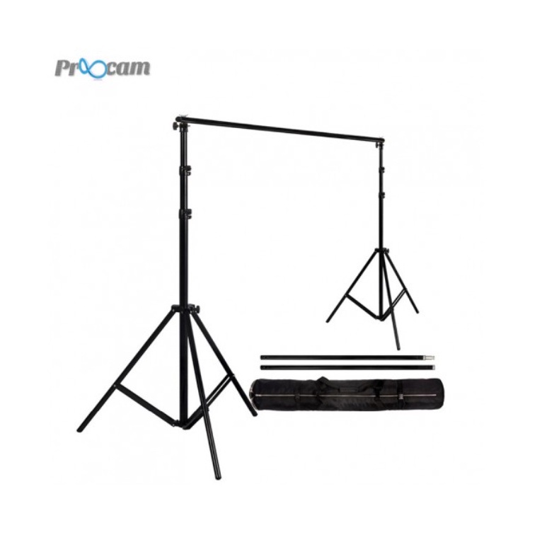 Proocam Heavy Duty Backdrop Green Background Stand Support Kit Set with