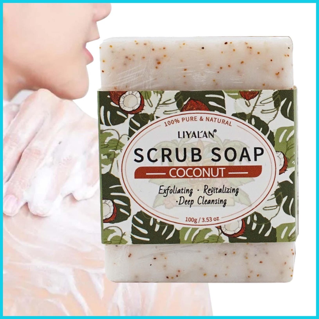 Men's Body Scrub Bar Facial Beauty Soap Comprehensive Skin Conditioning