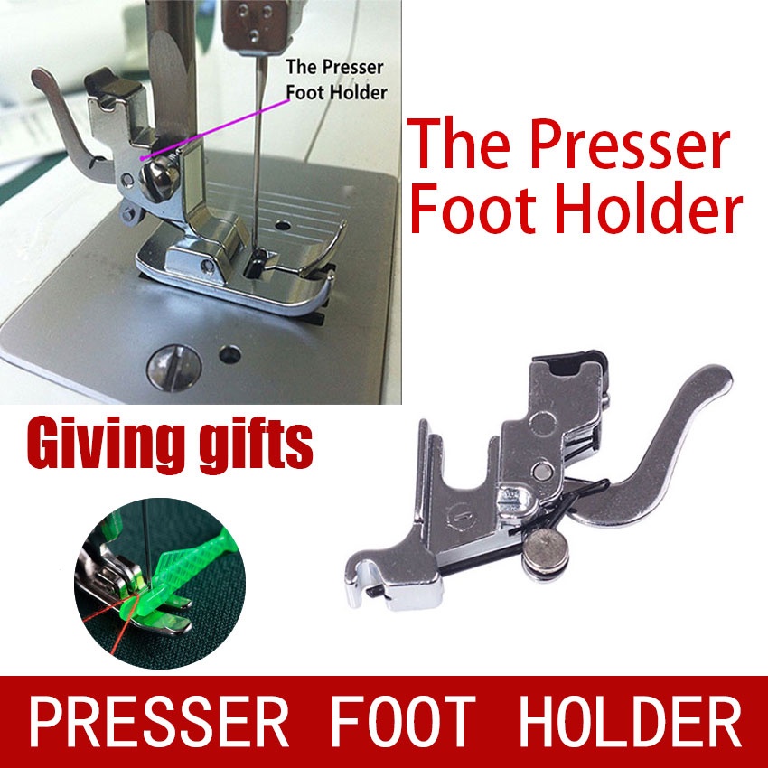 (ready stock)Snap On Shank Low Shank Adapter Presser Foot Holder for