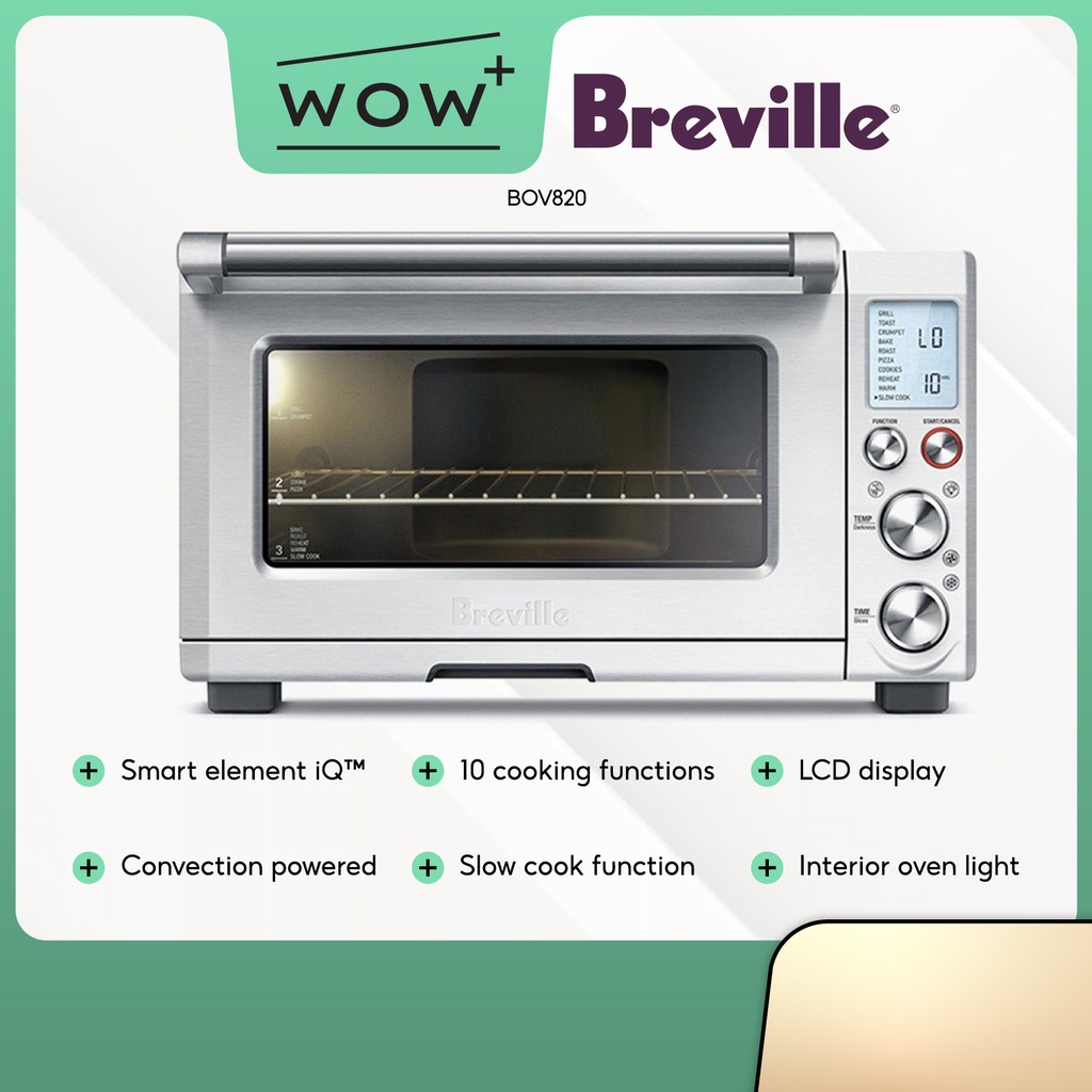 Breville BOV820 The Smart Oven™ Pro Silver, Featuring Featuring