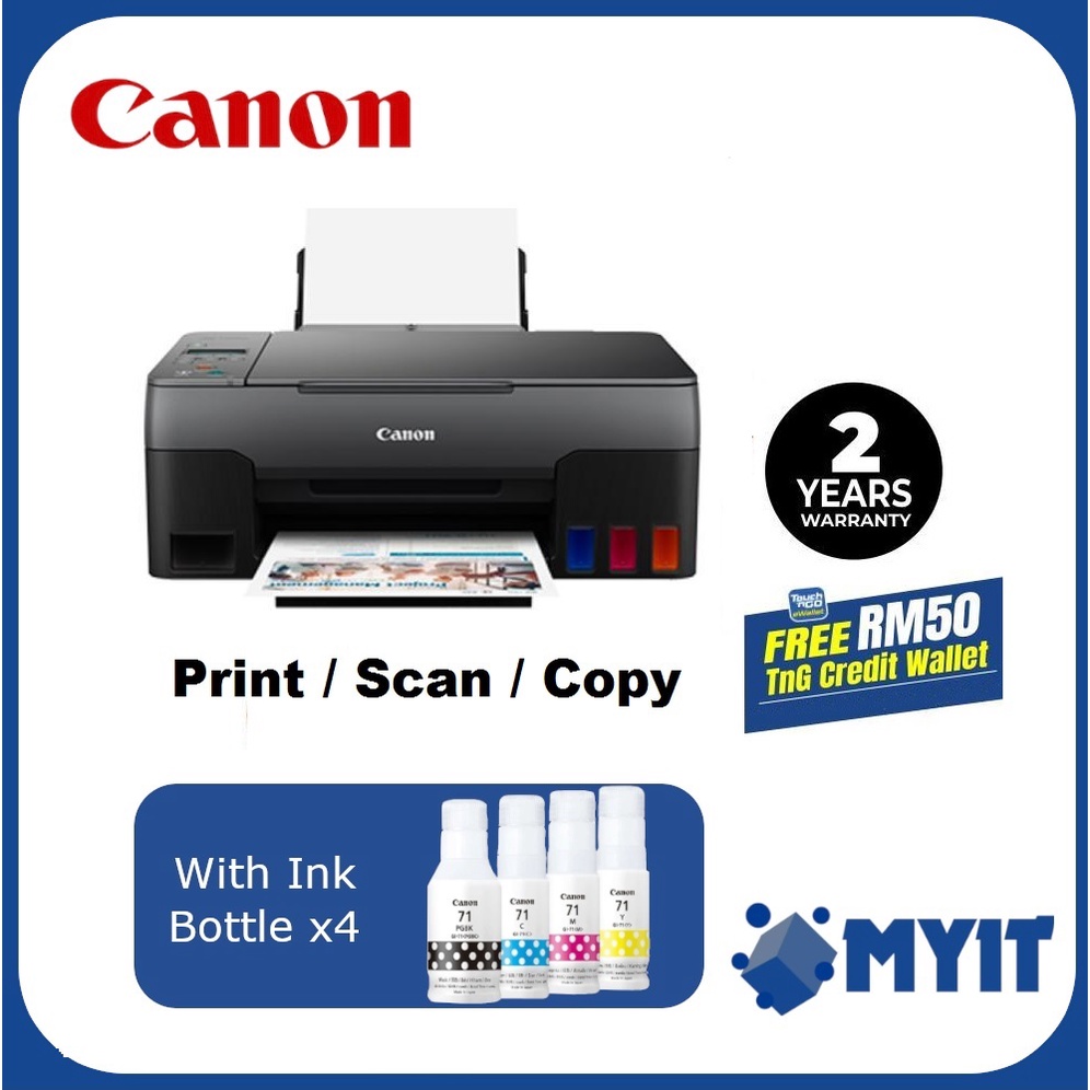 Canon Pixma G2010g2020 Easy Refillable Ink Tank Printer All In One Printer Print Scan Copy 7559