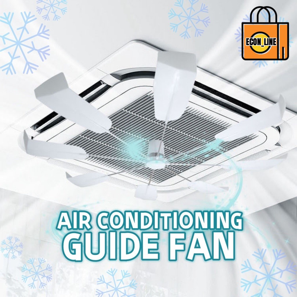 Cassette Aircon Guide Fan 360° Fast Cooling Windshield Rotating Blade ...