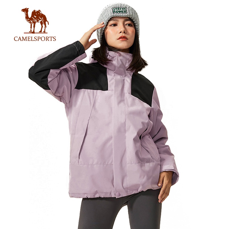 CAMEL SPORTS 3 In 1 Rushing Clothes Graphene Jacket Windproof Removable ...