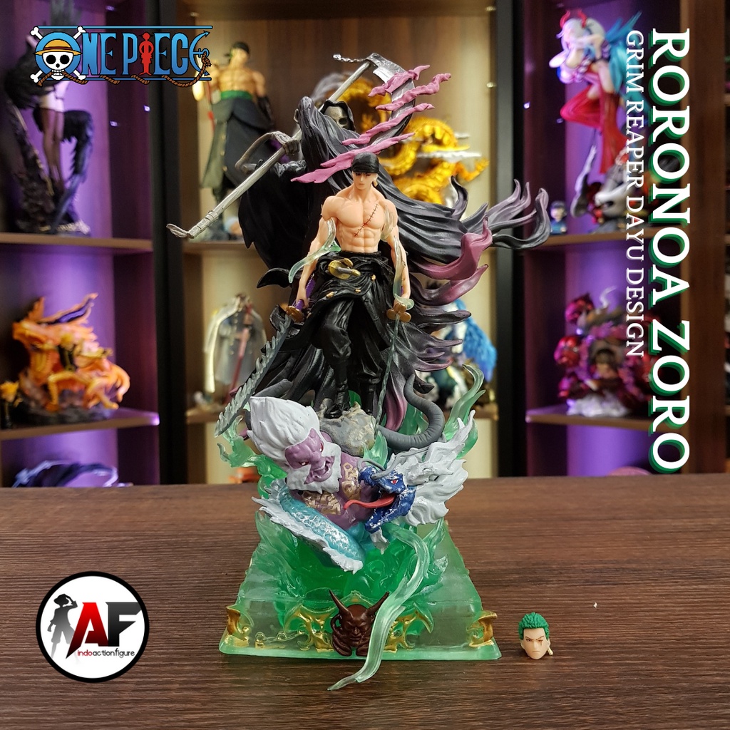 Statue One Piece Roronoa Zoro Grim Reaper Dayu Studio Design Recast ...