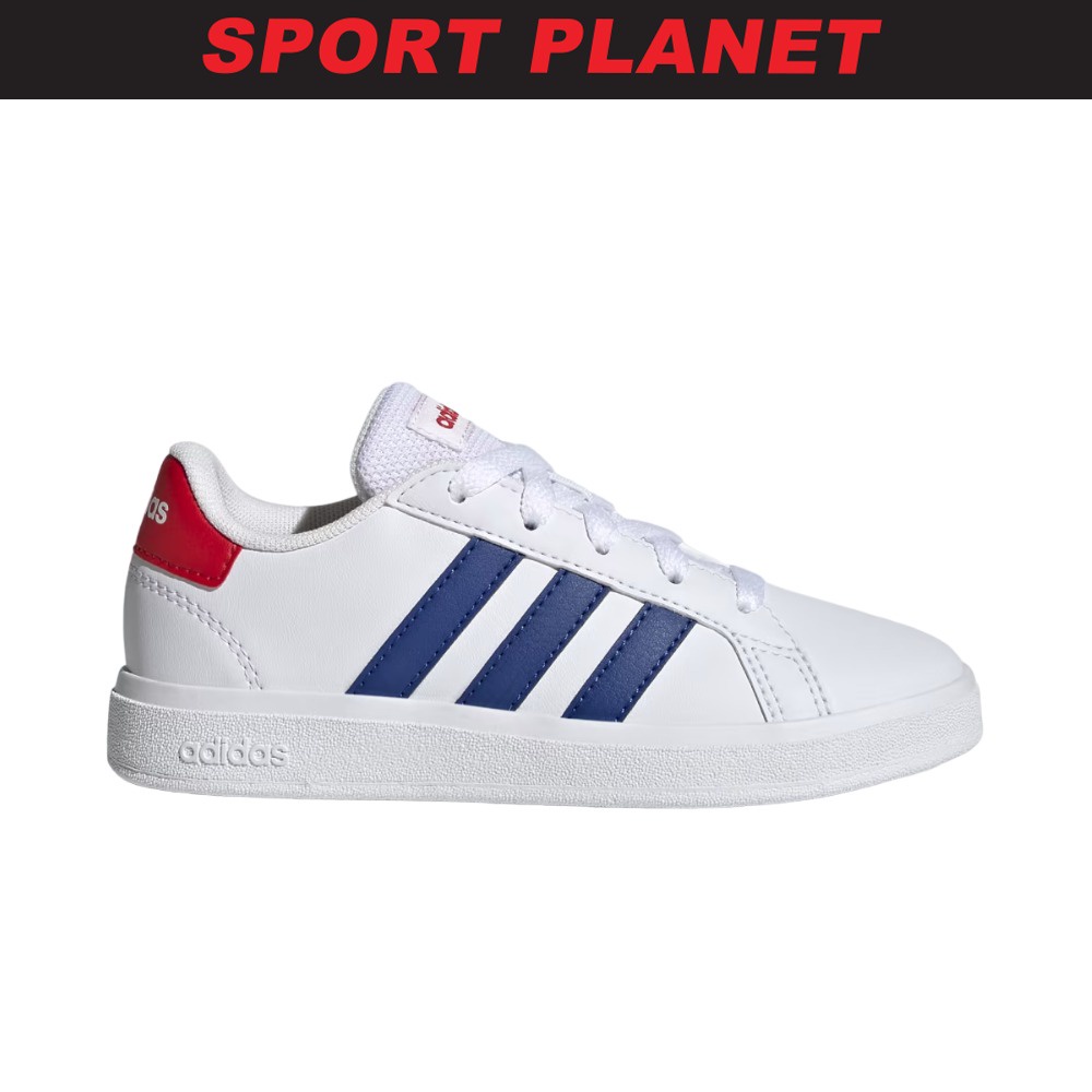 adidas Kid Junior Women Grand Court Lifestyle Tennis Lace up Shoe Kasut Budak GW6504 Sport Planet 50 08