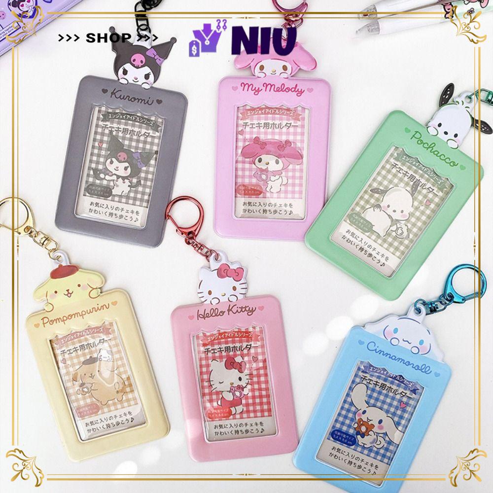 NIU Cute Card Holder, Cinnamoroll Kuromi Cartoon Photo Holder, Retro ...