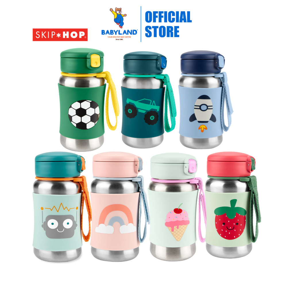 Skip Hop Spark Style Ss Bottle- Strawberry main image 1