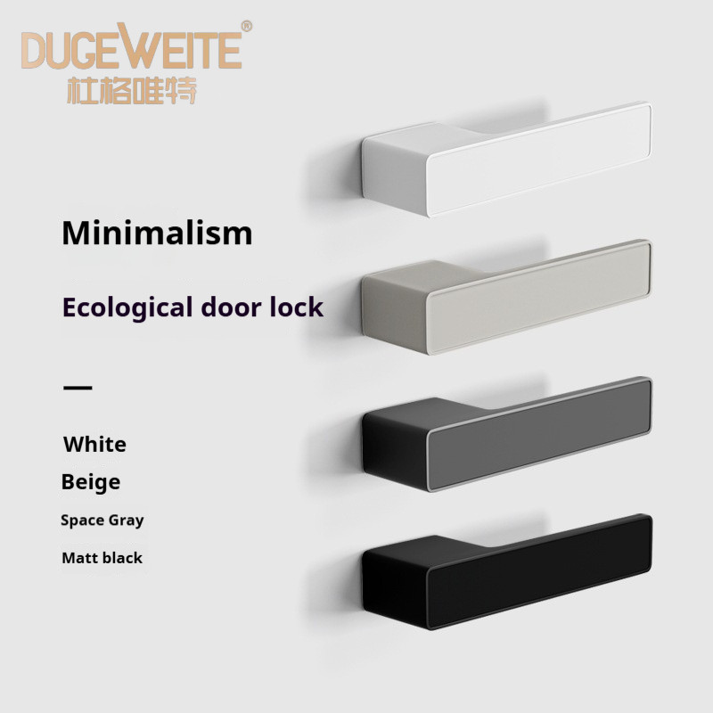 [Ready Stock] Simple Indoor Wooden Magnetic Silent Handle Minimalist ...