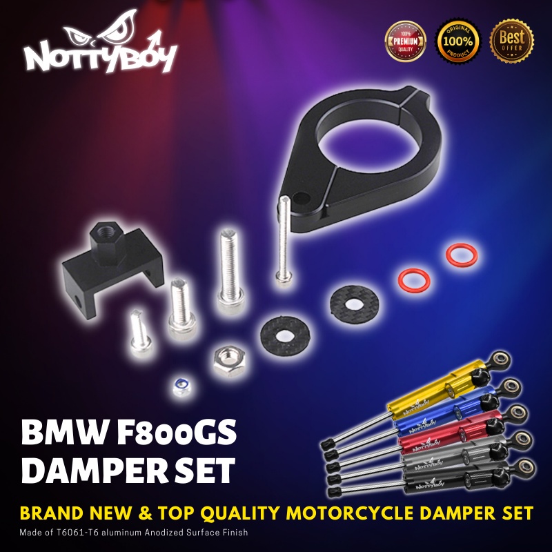 NottyBoy BMW F800GS DAMPER SET Motorcycle Steering Damper Set Shopee