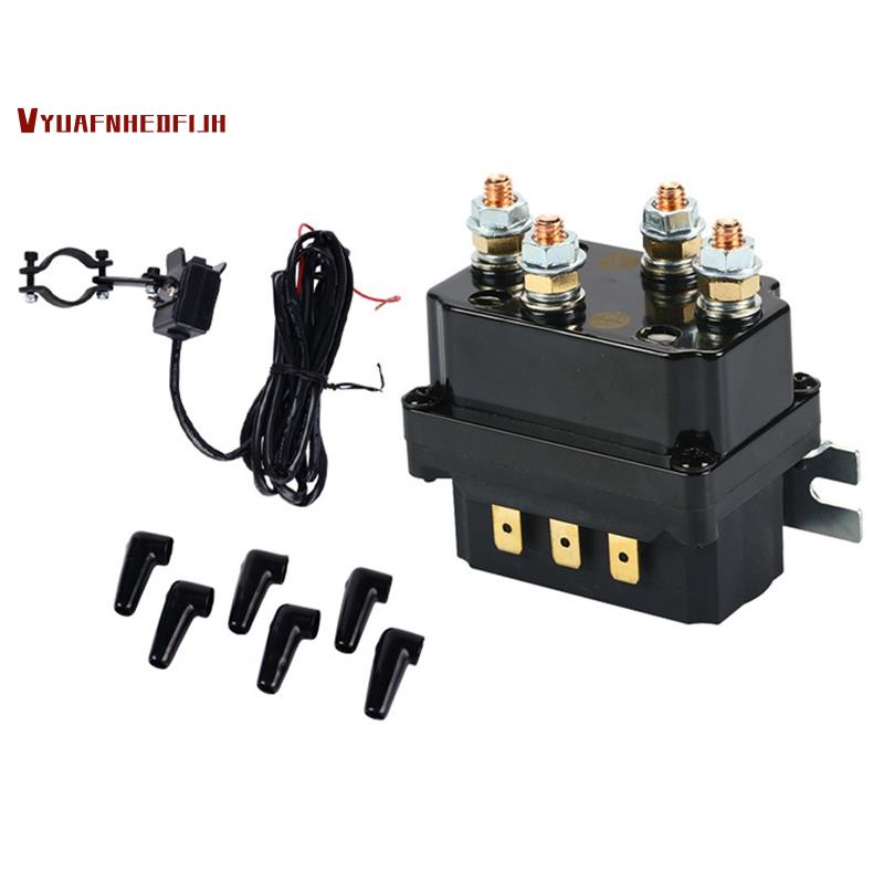 12V 250A Winch Relay Utv Winch Solenoid Replacement Contactor for ATV
