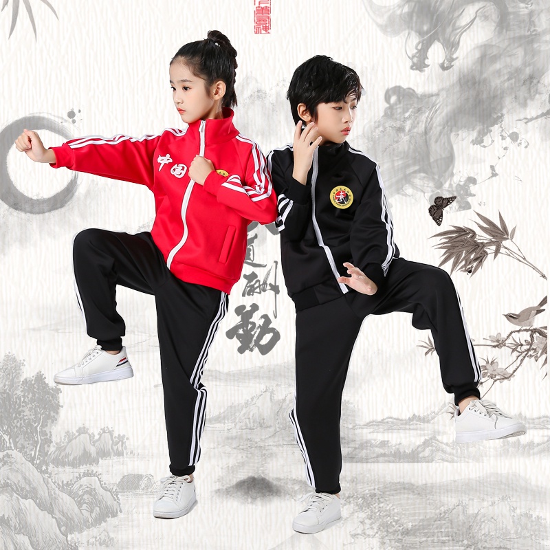 Children's Martial Arts Uniforms School Uniforms Autumn Winter Practice