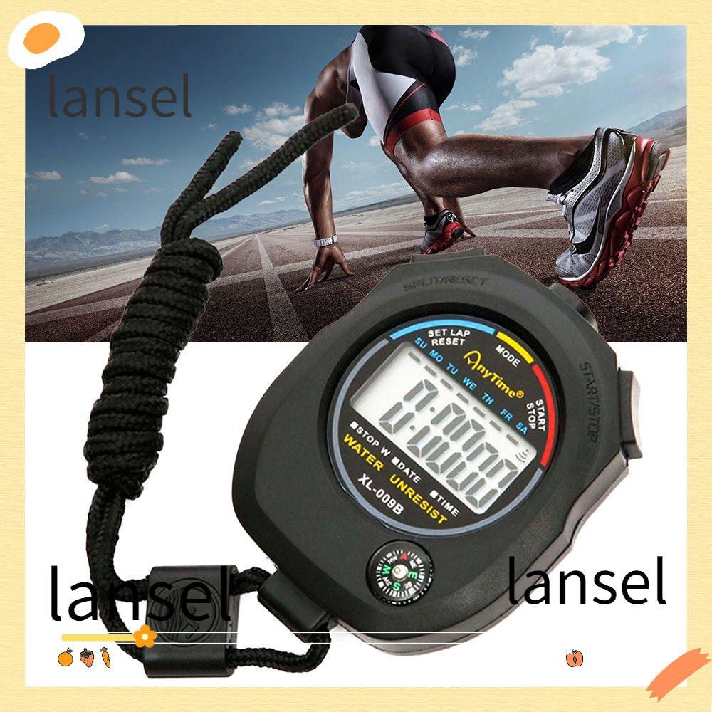 LA Digital Stopwatch Timer Professional Wristband Alarm Chronograph