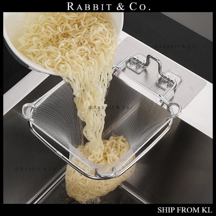 R&C Vertical Hook Filter Drain Rack Kitchen Sink Strainer with ...