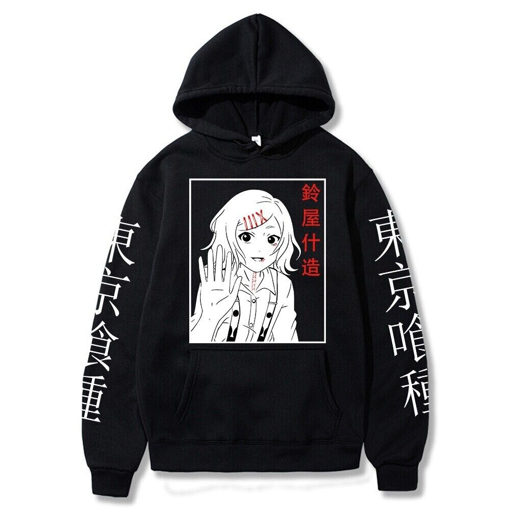 Tokyo Ghoul Juuzou Suzuya Hoodies Anime Pullovers 