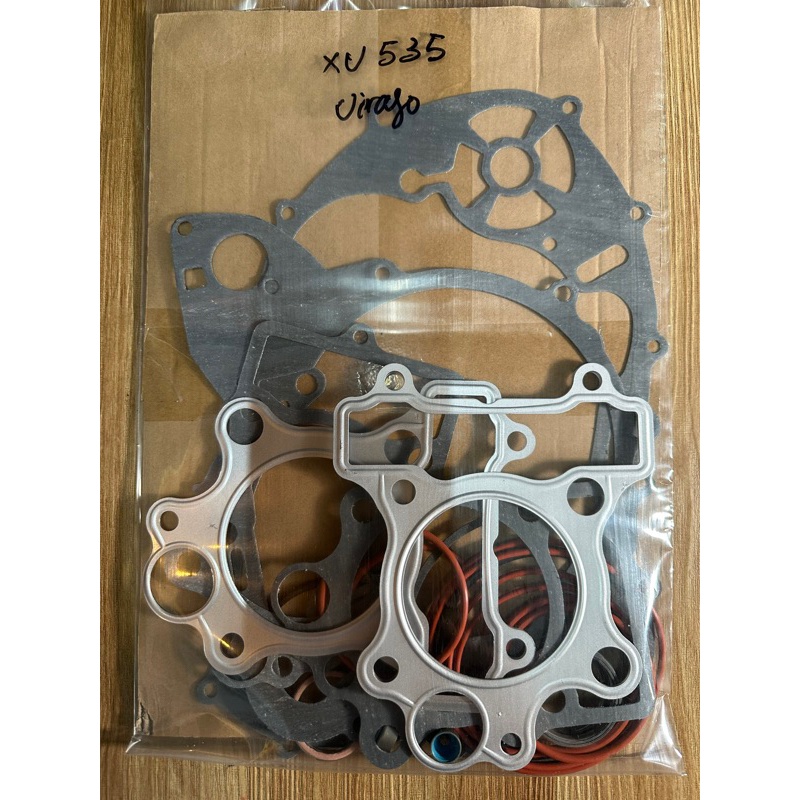 Yamaha VIRAGO 535 XV 535 Overhaul Enjine Gasket Complete Top Set Oring