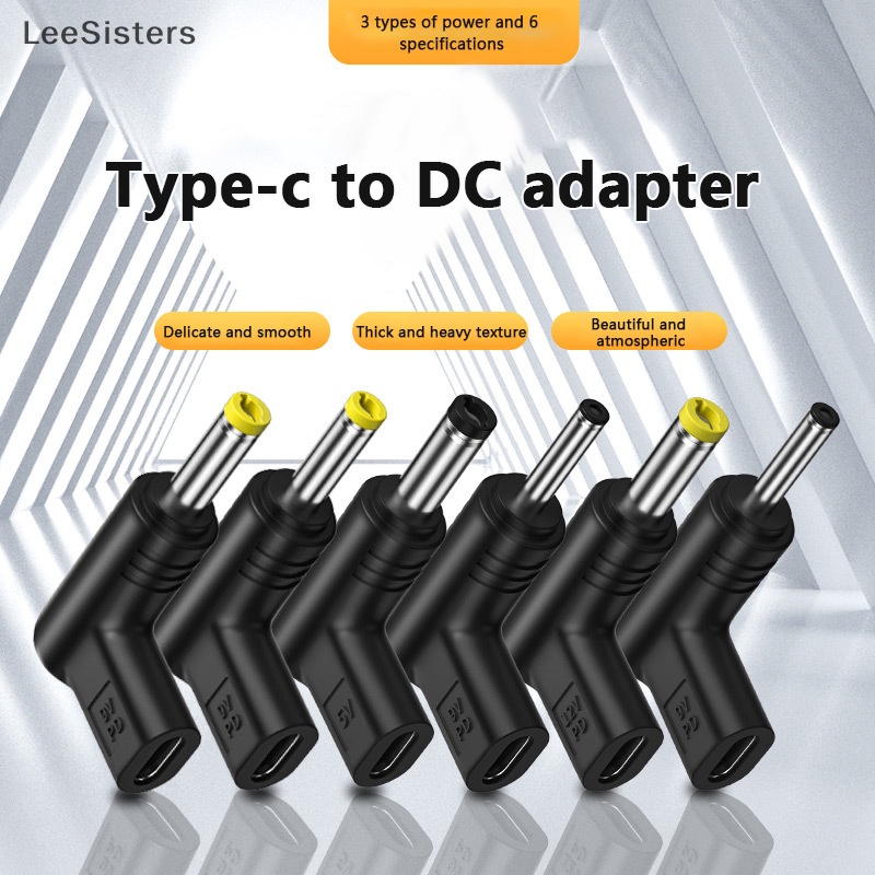 LeeSisters USB C PD To DC Power Connector Universal 5/9/12V Type C To ...