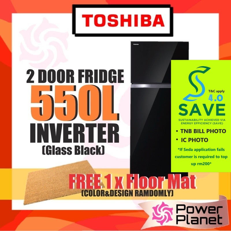 Toshiba on sale 550l fridge