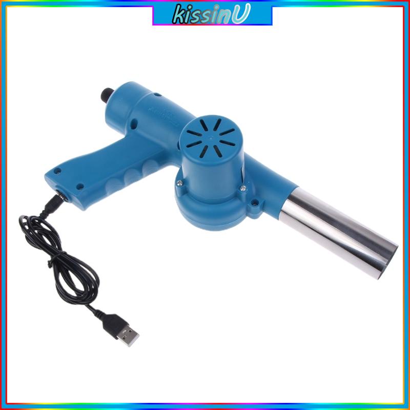 kiss Hand held BBQ Fan Barbecue Air Blower Portable BBQ Blower with USB