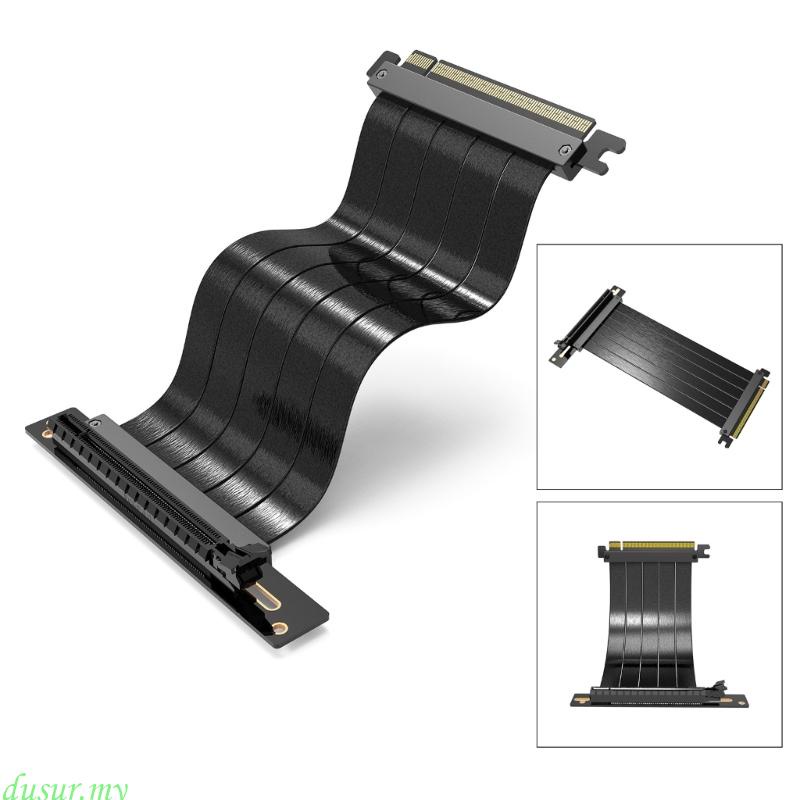 dusur7 Computer GPU Vertical Bracket Card Extension Cable PCIE3 0X16 ...