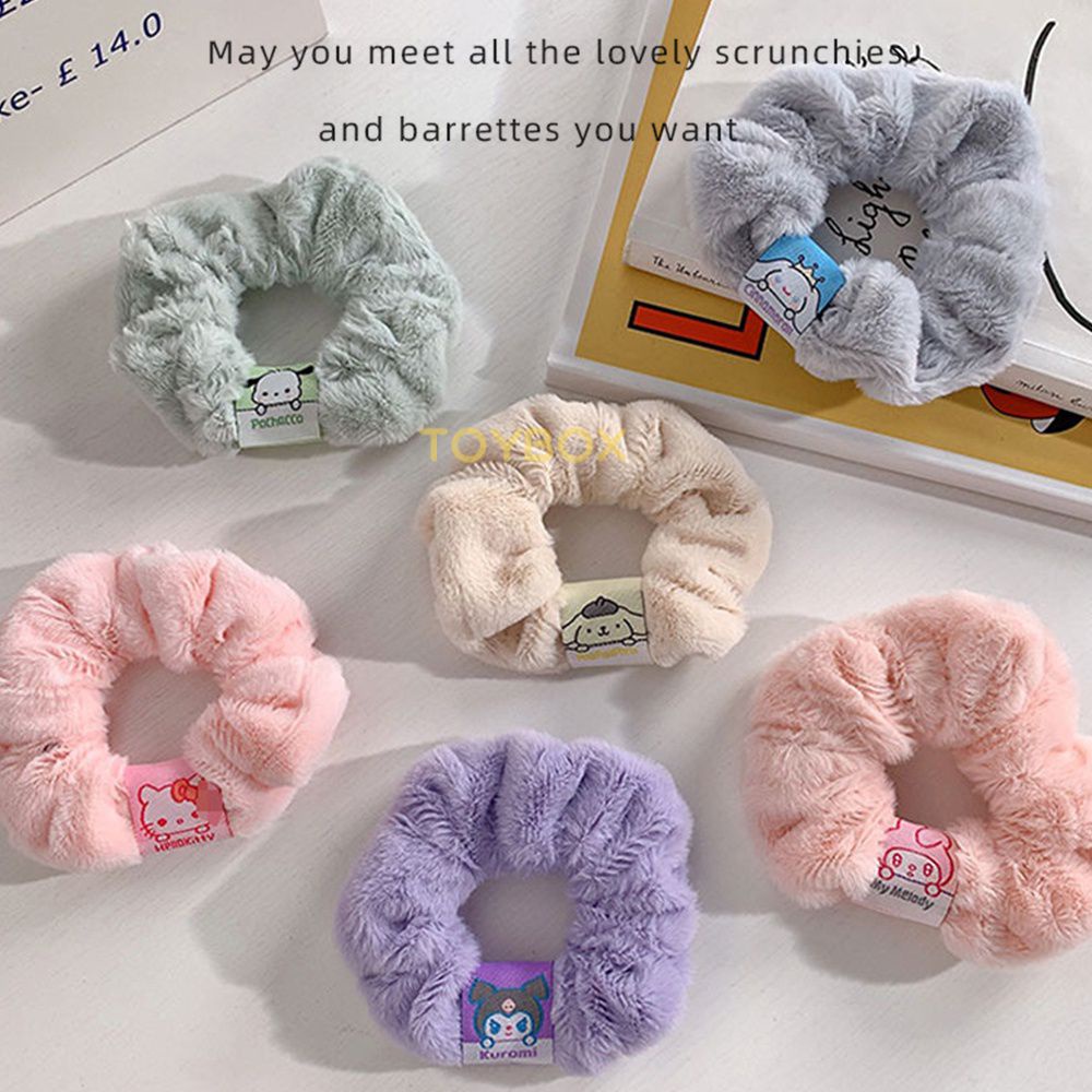 Kawaii Sanrio hairrope My Melody Hair Tie Cute and Sweet Girls Cartoon New Fresh Tie Hair Rope