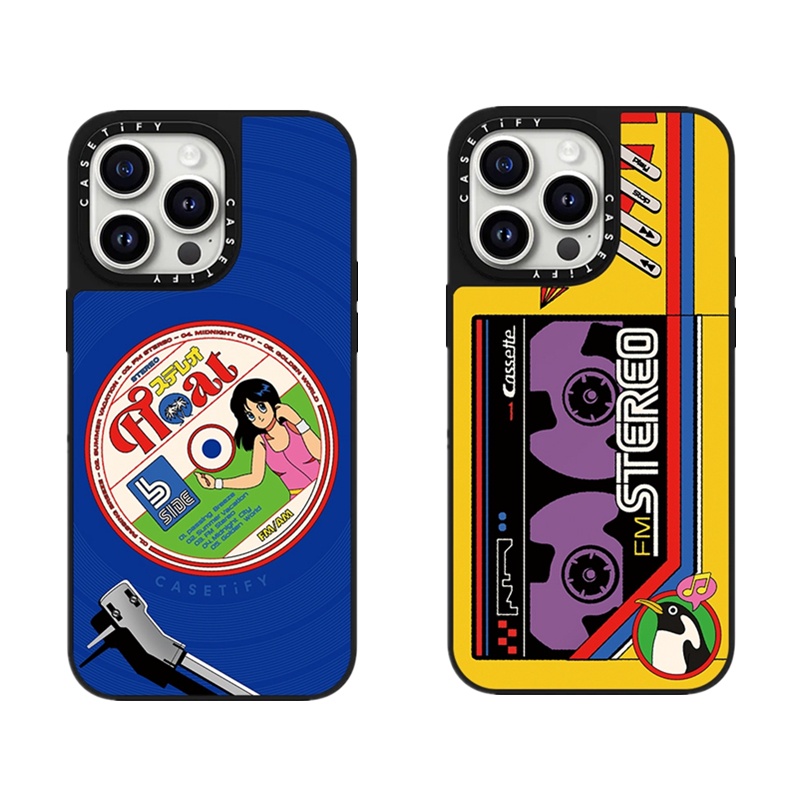 CASETiFY Retro Record WALKMAN Mirror Hard Case For iPhone 15 14 Plus 11