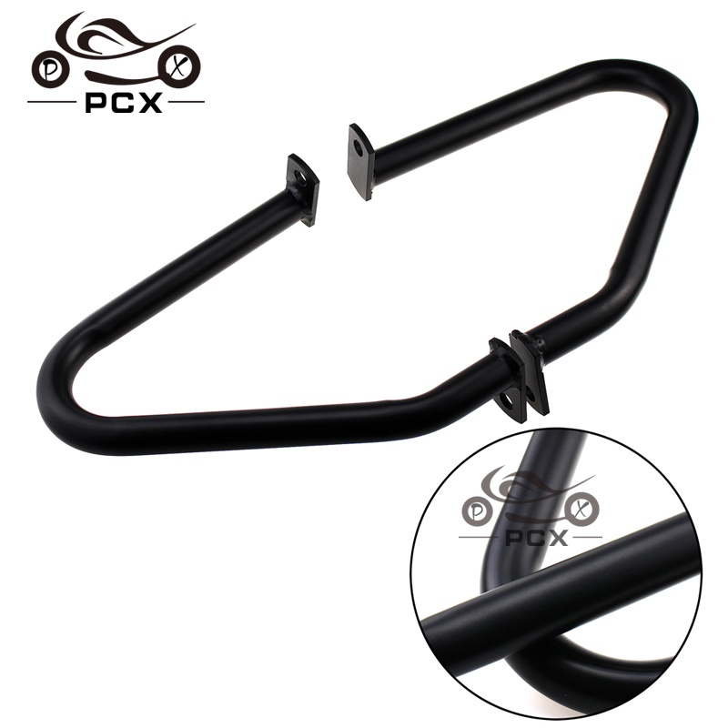 Moto Crash Bar Moteur Garde pour Triumph pour Bonneville T120 T100 pour Bobber pour Thruxton 1200 R pour Street Cup Twin 2016-2022 2019 2020 2021 Pare-Chocs Cadre Protecteur (Color : Chrome