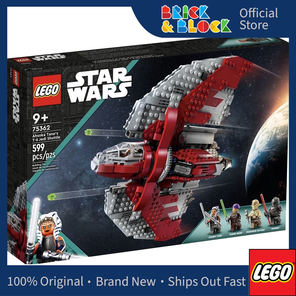 LEGO 75362 Ahsoka Tano's T-6 Jedi Shuttle | LEGO Star Wars | Shopee ...