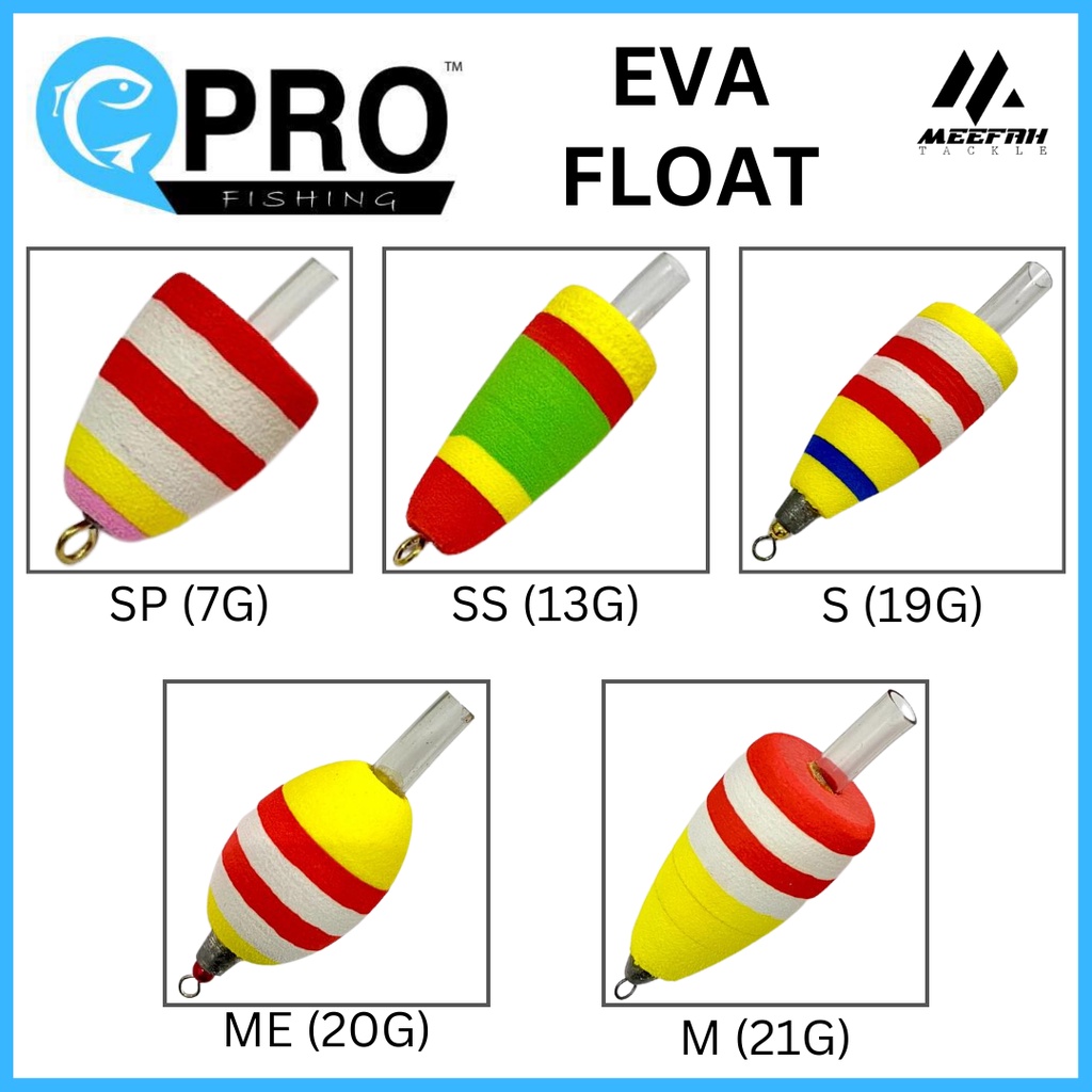 PRO FISHING EVA FLOAT 7G / 13G / 19G / 20G / 21G - Fishing Accessories ...