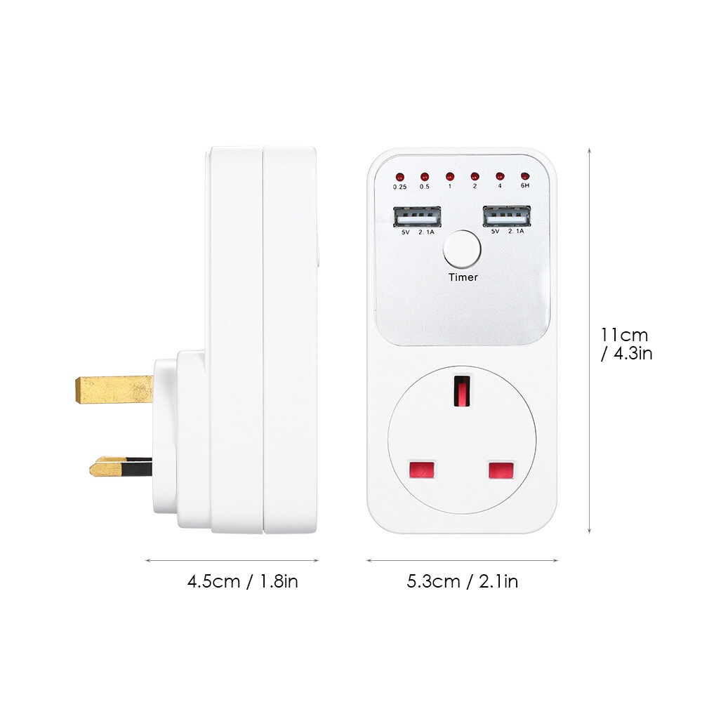READY STOCK!!! Countdown Timer Socket Outlet Plug-in Time Controller ...
