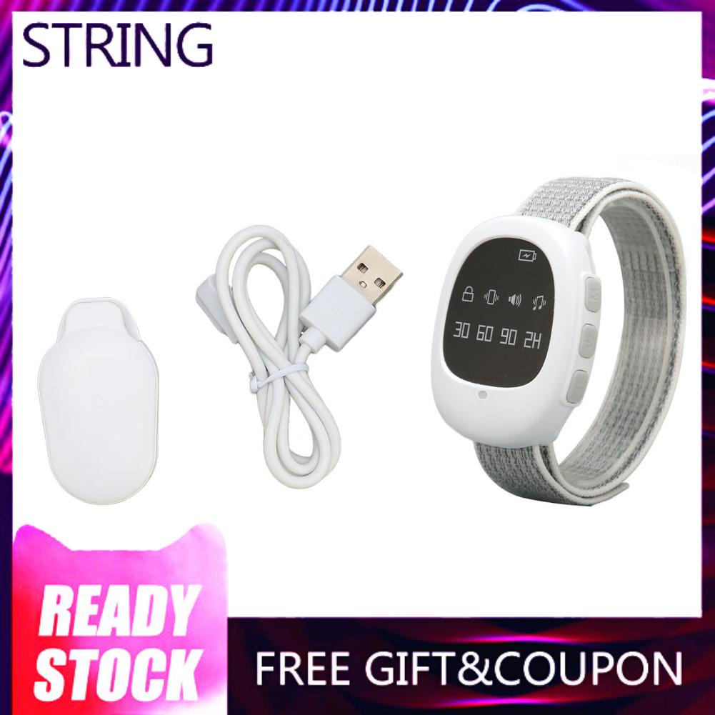 Stringlight Bedwetting Alarm 4 Timing Music Watch for Children Kids
