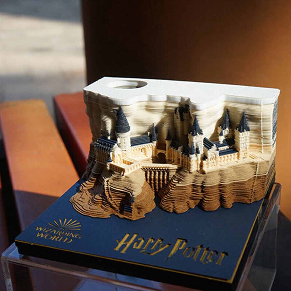 3D Display Harry Potter Hogwarts Castle Notepad Memo Pad Gift UK Stock Shopee Malaysia