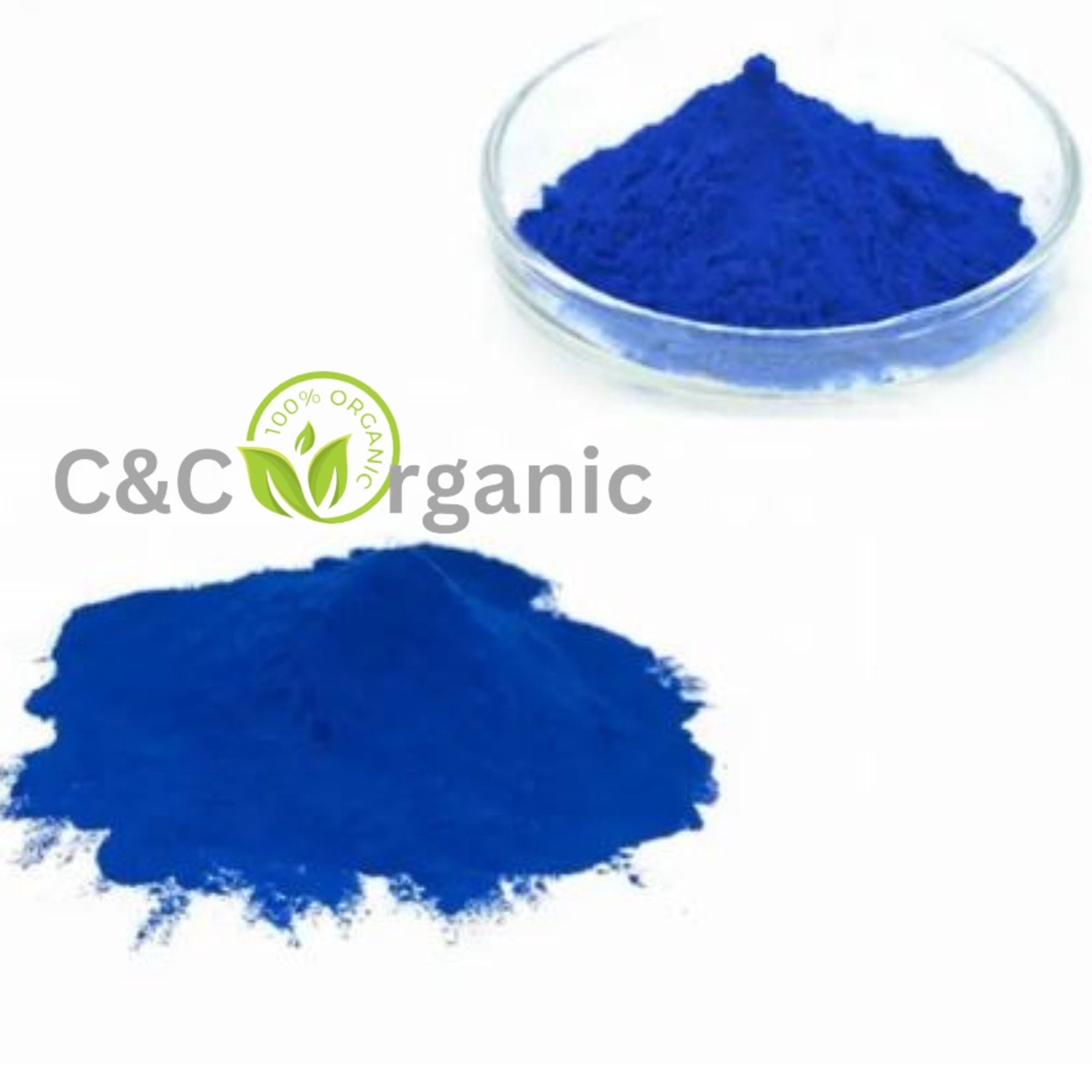 Blue Spirulina Extract Powder 100g organic 蓝色 螺旋藻粉 Superfood Edible
