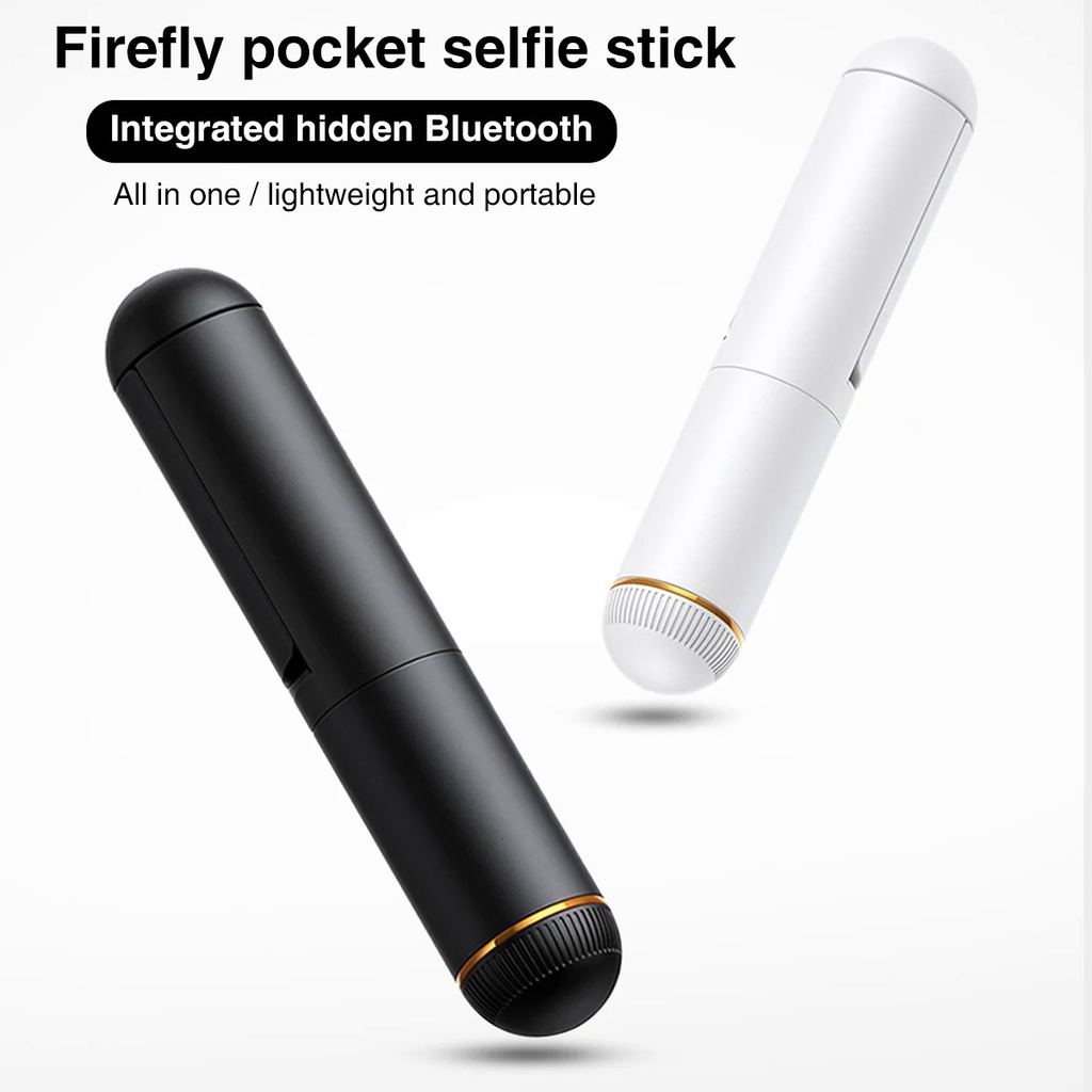 Mini Firefly Pocket Selfie Stick Bluetooth Wireless Remote Control ...