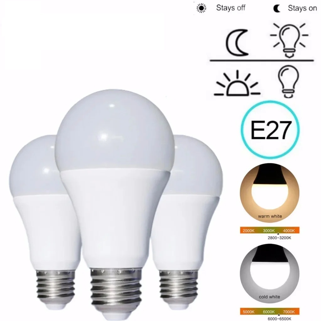 Lampadina A Led E27 5w 2700k Sensore Di Presenza/crepuscolare 002005153 - Foto 3