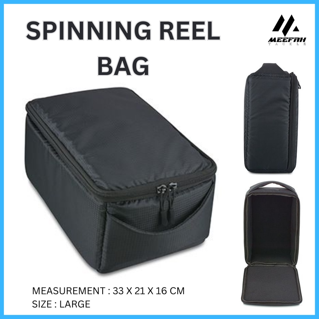 SPINNING REEL BAG LARGE Fishing Reel Bag Pancing Shopee Malaysia