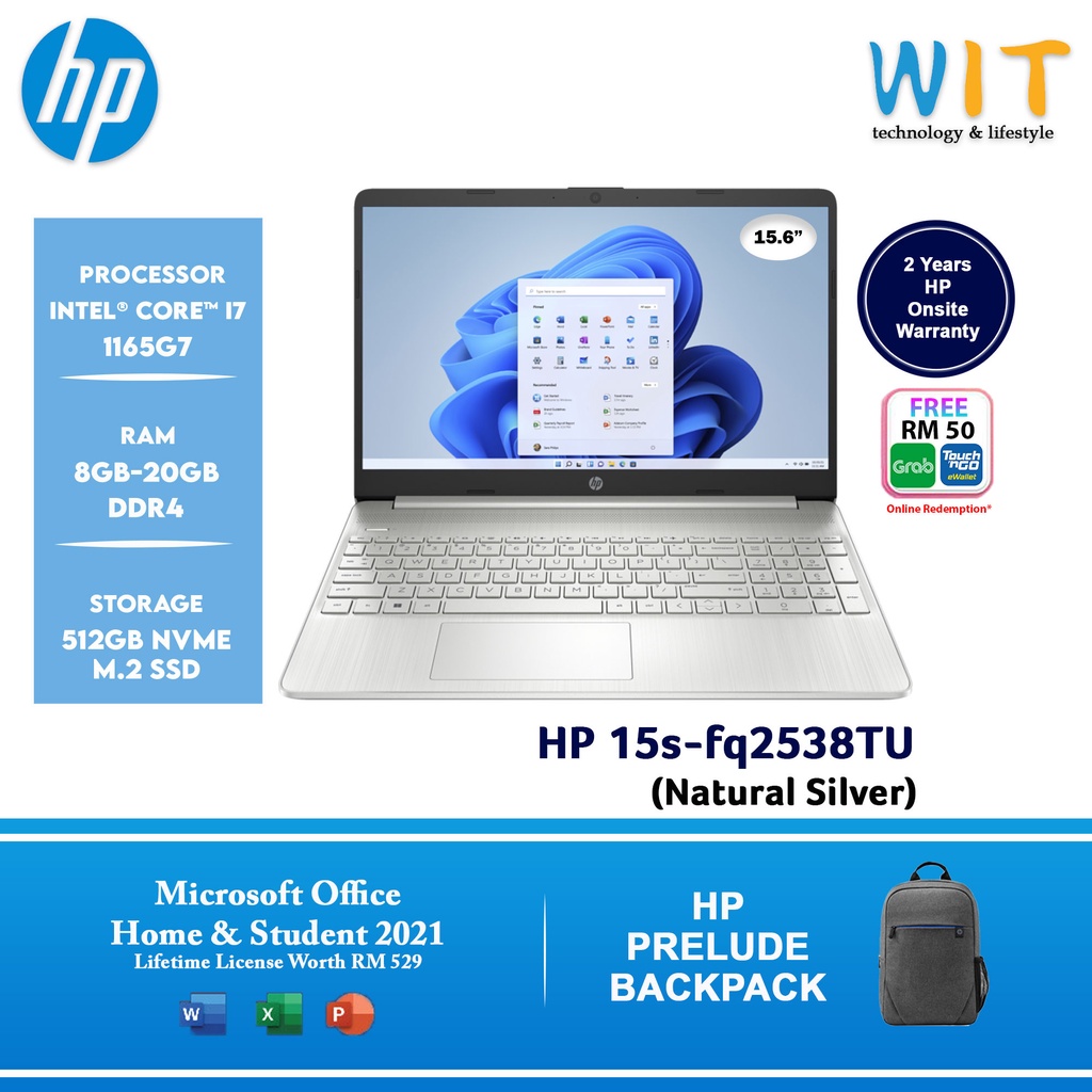 HP 15s-fq2637tu 第11世代corei5搭載 Windowsノート本体