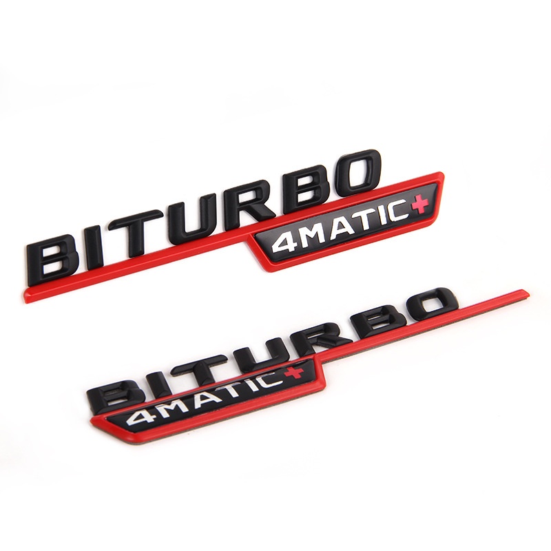 TURBO AMG 4MATIC+ logo Sticker Suitable for Mercedes Benz 14-16 Models ...