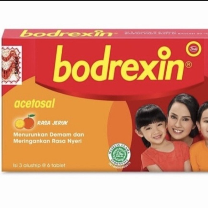 Bodrexin Kids 1 box of 3 strips (18 tablets) | Shopee Malaysia