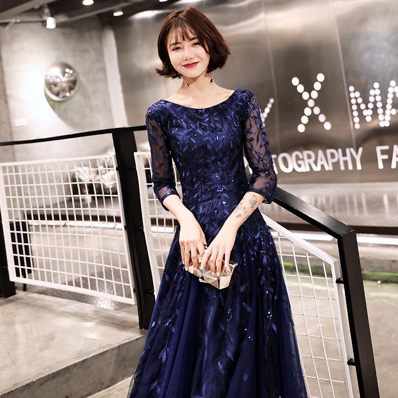 New Style Evening Dress Female Small Man Slimmer Look Student Host