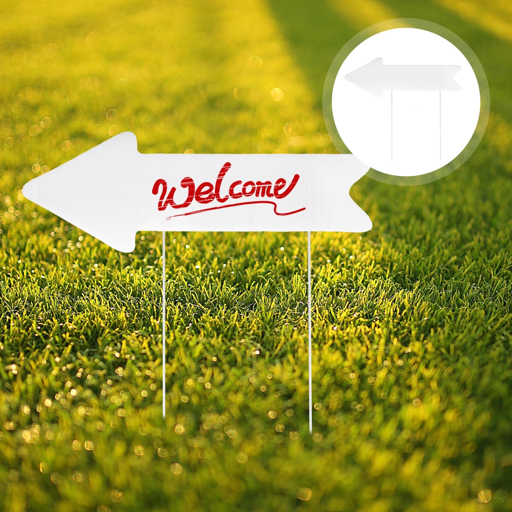 Blank Yard Stake Sign Industrial Warning Signs Blank Arrow Sign Signs Stakes Garden Sign Stake