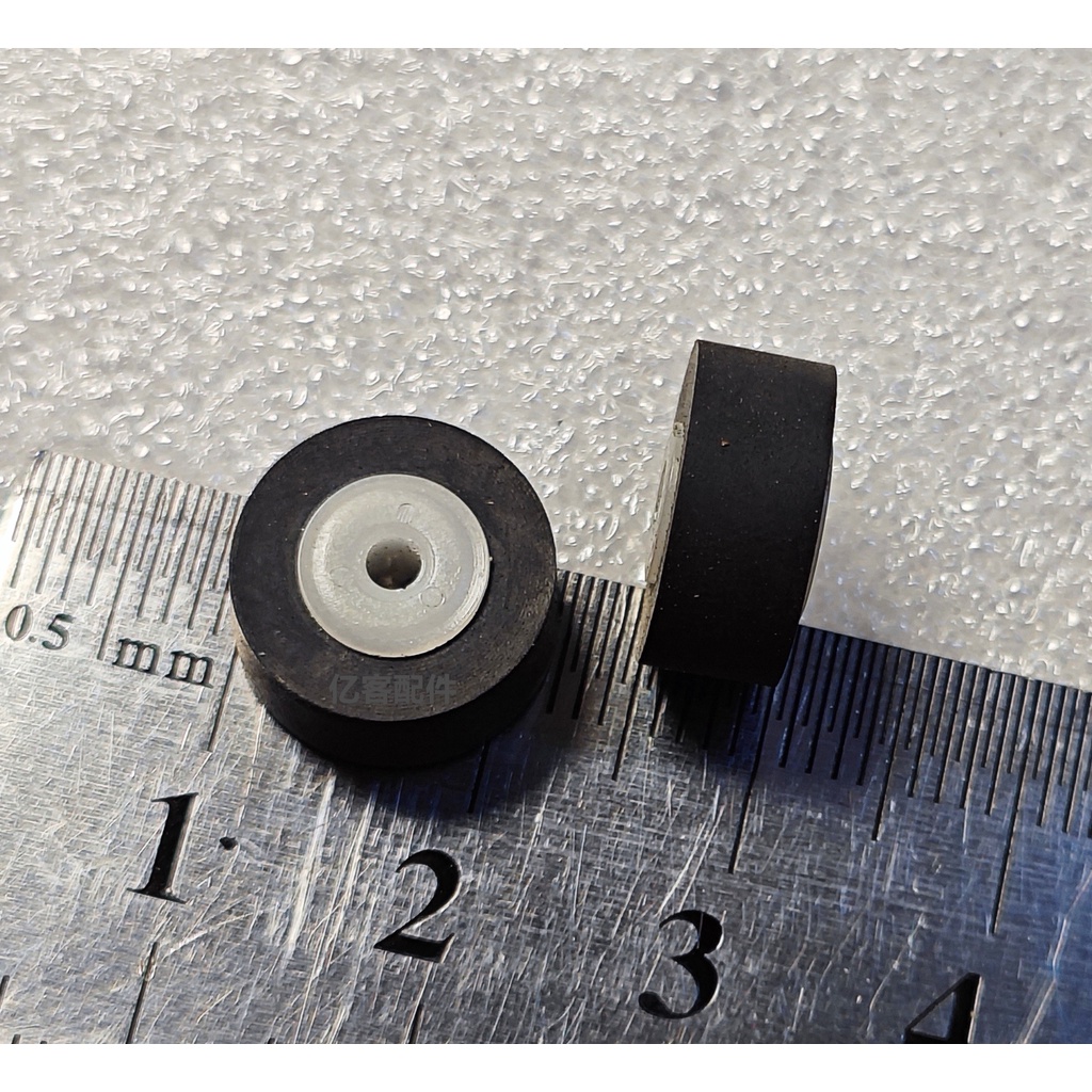 2pcs 12*6*2mm pinch roller for cassette deck tape recorder audio player