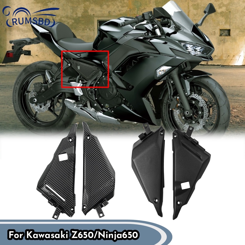 For Ninja 650 Z 650 2017 2023 Motorcycle Frame Shell Side Cover Fairing 