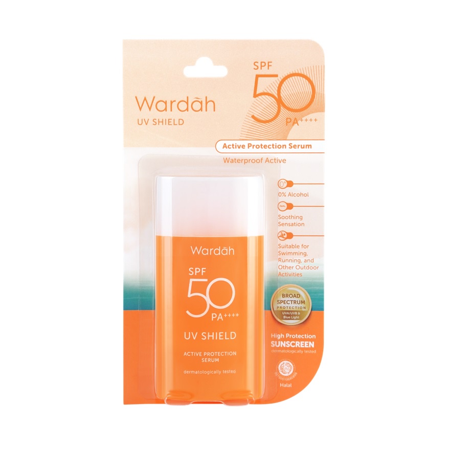 WARDAH UV Shield Essential Gel Sunscreen Serum SPF 35 PA+++ 40 ml Shopee Malaysia