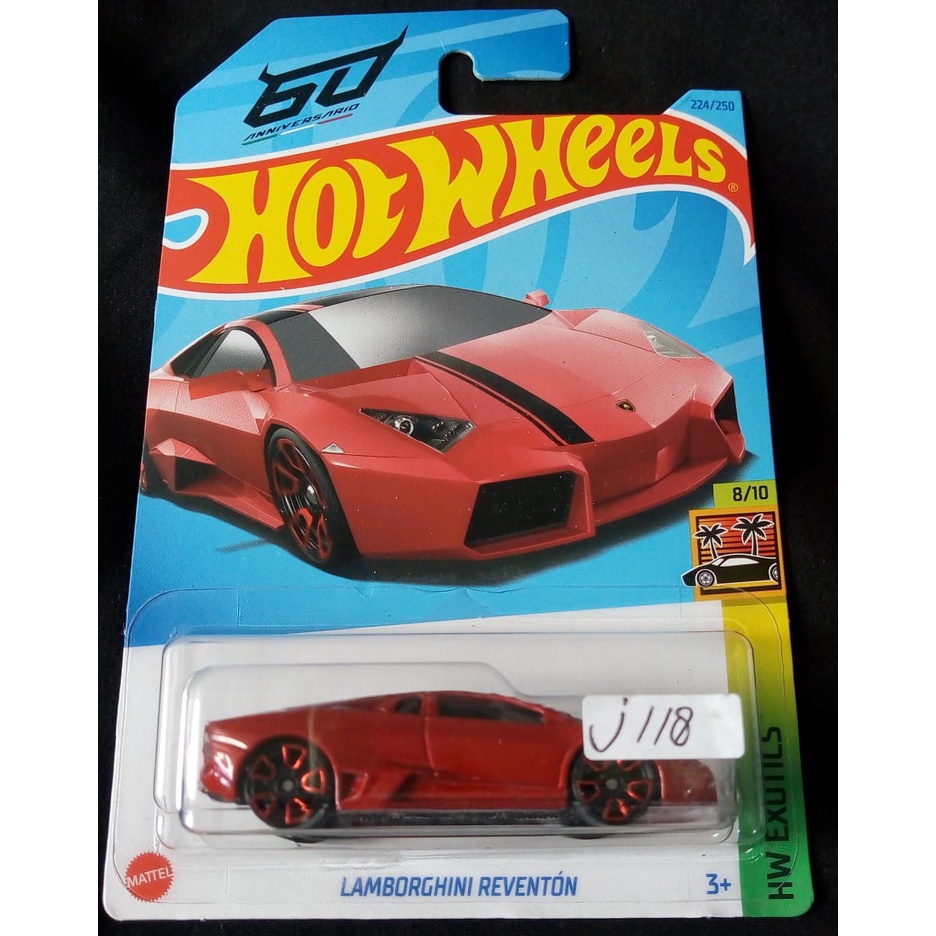 Hot Wheels Lamborghini Reventon HW Exotics 8/10, Scala 1/64, Edizione 2023, Short Card + Protezione Friki Monkey
